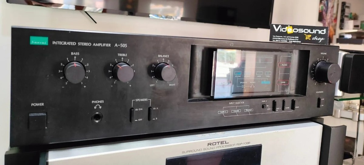 Sansui A-505 Amplificateur Intégré / Vintage Entièrement
