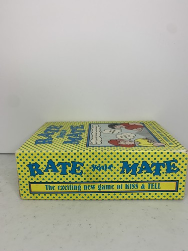 Vintage 1994 Rate Your Mate Card Game Kiss & Tell Couples Party - Picture 3 of 8