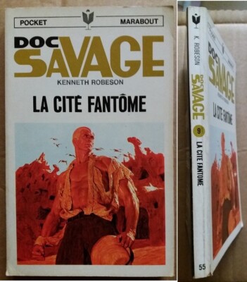 C1 Kenneth Robeson DOC SAVAGE # 9 La Cite Phantome EO Type 8 1968 Jim BAMA 