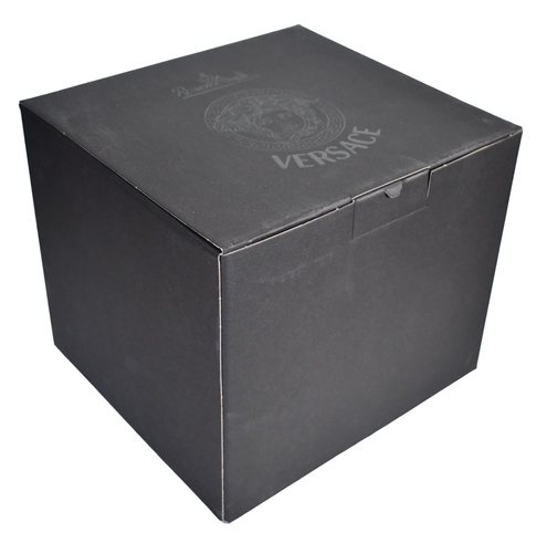 745 $ NEU IN BOX VERSACE ROSENTHAL "MEDUSA LUMIERE" klar Fuß SÜSSIGKEITENSCHALE 8,25" - Bild 5 von 5