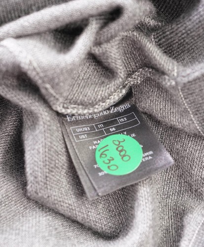 $1,495 ERMENEGILDO ZEGNA -*CASHESETA LIGHT* CASHMERE/Silk Sweater- XXL 46 - Picture 5 of 5
