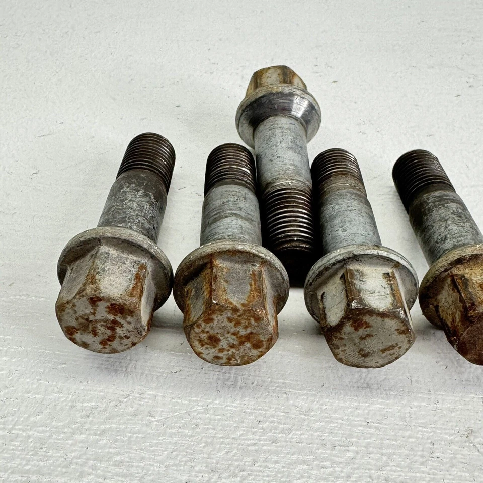 2006 Mercedes E350 5 Lug W215 W215 CL500 CL600 Juego de 5 tornillos de tuerca de rueda Foto 3 de 4