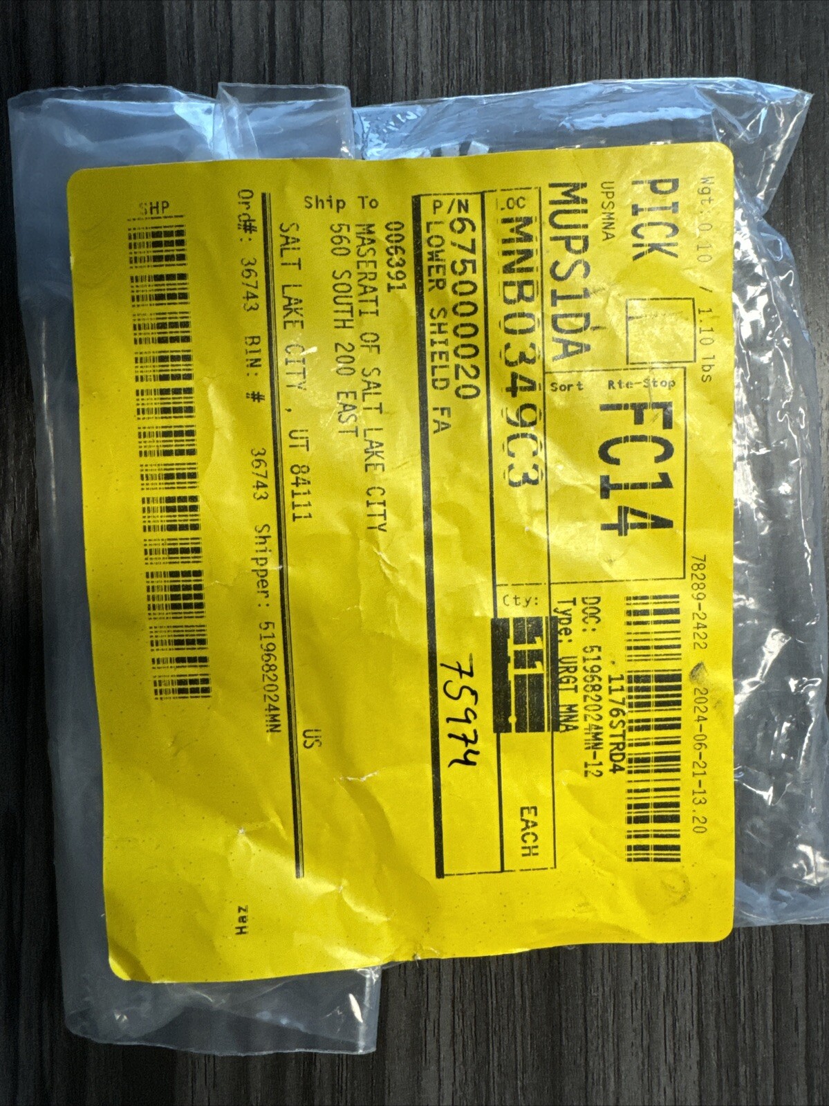 Genuine Plastic Clips OE Part For Maserati Quattroporte 2013-2024 675000020