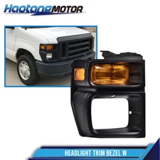 Turn Signal Light Lamp Passenger Right For E150 Headlight Trim Bezel w/ Parking