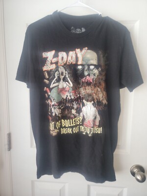 Mens BBJLIFE Z Day Out Of Bullets Short Sleeve Crew Neck T-shirt SZ M