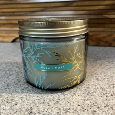 Bellevue Luxury Candles Ocean Moss 2 Wick Candle 12 Oz New! From Costco