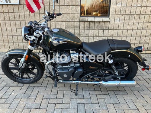 Original Stellar Verde Gasolina Gas Depósito Para Royal Enfield Super Meteor 650 - Imagen 10 de 11