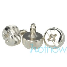 8 pcs 6/32 x 7.5mm Toolless Thumb Screws for PC Computer Case Power Supplies PSU