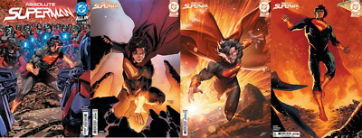 ABSOLUTE SUPERMAN  #2 NM SET OF 4 CVRS VARIANTS A B C F SANDOVAL MANHANINI