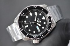 SEIKO 5 SPORTS SRPD55K1 BLACK DIAL AUTOMATIC GENT'S Internetional Warranty