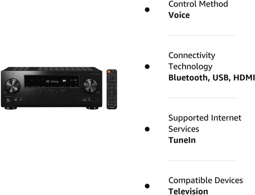 Pioneer VSX-935 7.2 Channel Network AV Receiver - Black - Picture 5 of 5