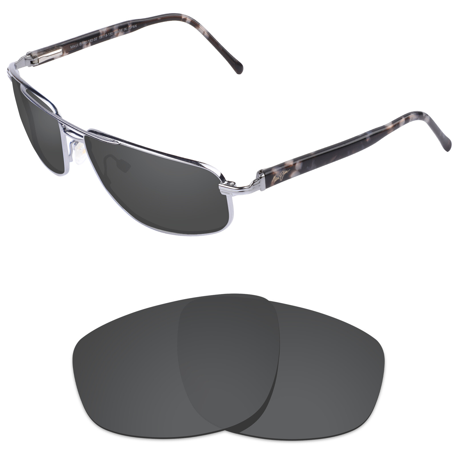 EYAR Polarized Replacement Lenses forMaui Jim Kahuna MJ162 Sunglasses