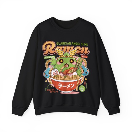 Ramuramu Valley Ramen Crewneck Sweatshirt. Maplestory Video Game. Slime. Yeti. - Picture 5 of 23