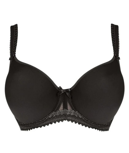 Sujetador Camiseta Fantasie 2024 Rebecca Espaciador Moldeado Negro Talla 36G $52 - Imagen 6 de 10