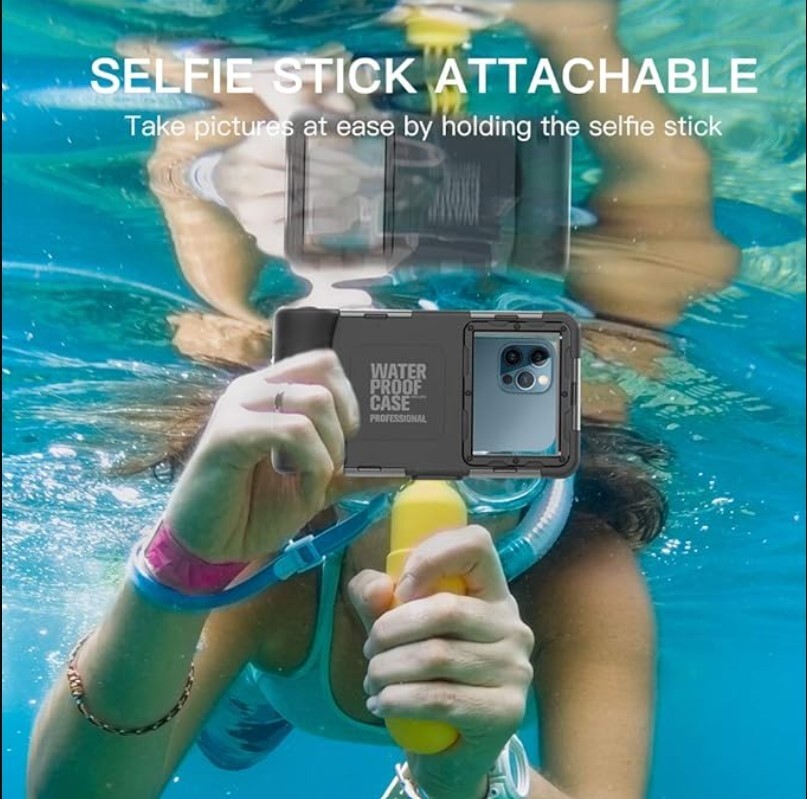 waterproof smartphone case. usable for divers up to 50 ft to take pictures.