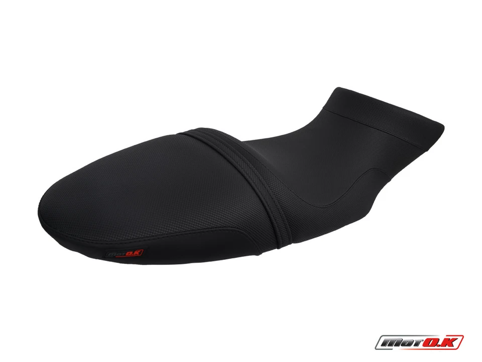 Capa de assento BMW R 1200 R 2006-2009 MotoK antiderrapante preta impermeável B834 preta - Imagem 2 de 4