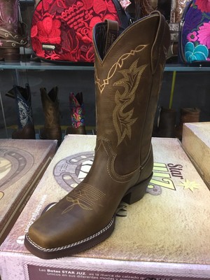 Botas Vaqueras De Piel Para Mujer Marca Caballo Dorado | eBay