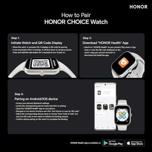Honor Choice Haylou Bluetooh Watch 1.95" AMOLED Display Health monitor GPS - Picture 9 of 14