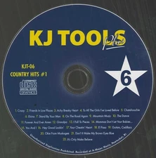 KJ TOOLS Plus KJT-06 Country Hits #1-Karaoke CD+G