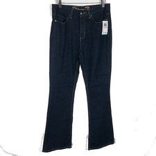 NWT Womens Size 10 10x32 1/2 Seven7 Slimming Boot Cut Indigo Blue Denim Jeans