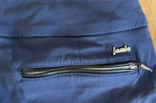 Jamie Sadock Women’s Golf Skort Skirt w/ Shorts Sz 6 Navy Blue Zip Front - Picture 3 of 7