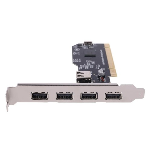 5 Ports USB 2.0 PCI Controller Expansion Card 480Mbps Converter NEC720101 Driver - Afbeelding 2 van 6