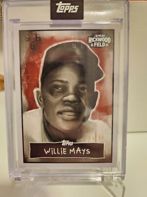 2024 Topps Rickwood Field Collection Willie Mays /99 Silver Parallel #RW-4 SP