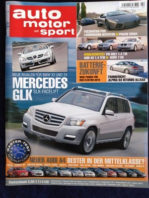 AMS 2.2008 Mercedes SLK R 171, GLK, Alpina B3 Biturbo, Lamborghini Reventon