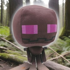 Toy Factory Minecraft Enderman 8 Plush Stuffed Animal Toy Black Purple