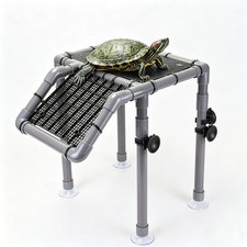 Large Turtle Basking Platform for Aquatic Turtles, Sturdy Standing Turtle Doc...