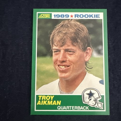 #ad 1989 Score 1989 Rookie Troy Aikman #270 RC $14.00