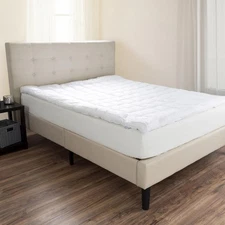 Lavish Home Mattress Topper Standard 3" Medium Down Alternative Full Polyester
