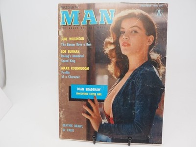 1960 Modern Man Magazine June Wilkinson Joan Bradshaw Intact Centerfold
