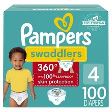 Pampers Swaddlers 360 Pull-On Diapers, 100CT Size 4