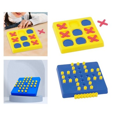 idealsgarden Marmor Solitär Brettspiel Tischdeko Tic TAC Zehenspiel für