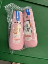 2 Dove X Crumbl Body Wash Strawberry Crumb Cake NEW 20oz Each