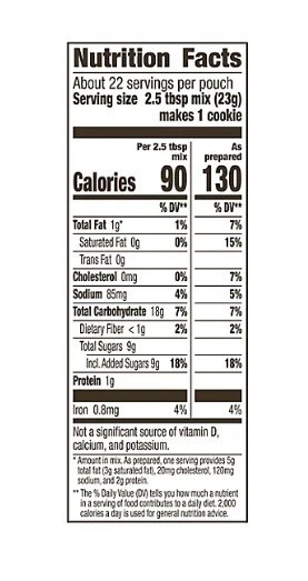 Betty Crocker Oatmeal Cookie Mix 17.5 oz Packet - 2 PACK - Image 2 of 2