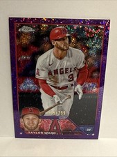 2023 Topps Chrome Taylor Ward Purple Speckle Refractor  /299 LA Angels
