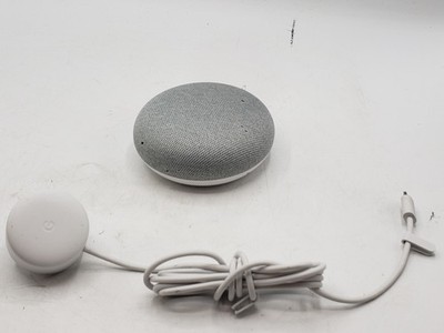 RESET Google Home Mini Model H0A Speaker White W/ AC ~ FREE SHIPPING