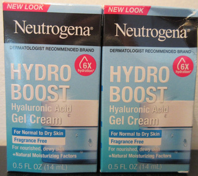 Neutrogena Hydro Boost Hyaluronic Acid Gel Cream 2 x 0.5 oz SALE HELPS DOGS CATS
