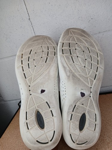 Crocs Men's LiteRide 360 Pacer Sneakers Light Grey/Slate Size 10 - Picture 6 of 7
