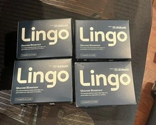 4 Lingo Continuous Glucose Monitor Biosensor CGM & App Made by Abbott for Apple
