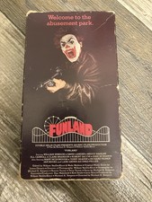 Funland (VHS 1986) David Lander HTF Horror Black Comedy Cult Vestron Video RARE!