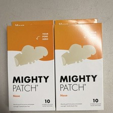 Mighty Patch Nose Hydrocolloid Acne Patches 20 Total 2x10 Exp 5/2027