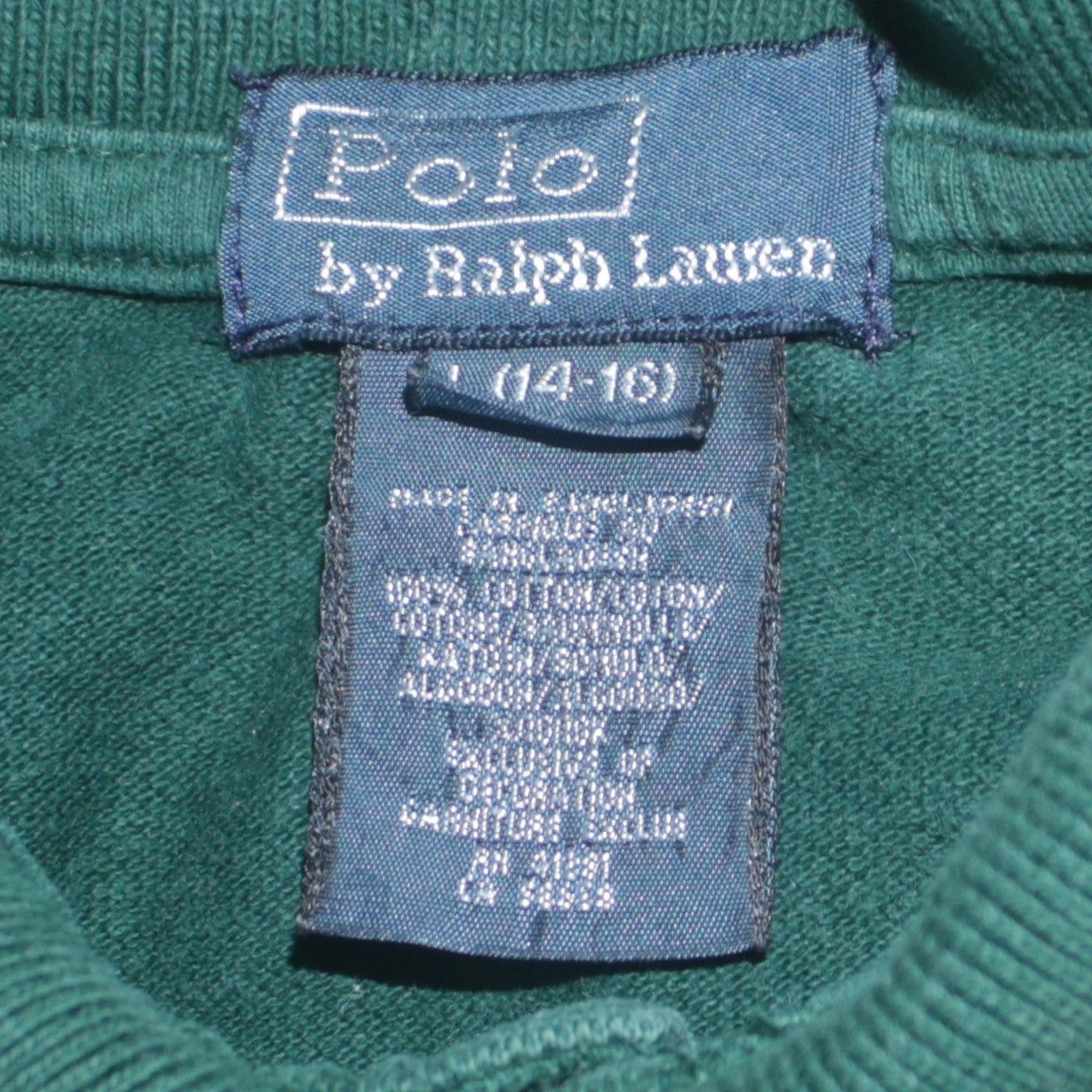 Polo Ralph Lauren Green Polo Womens L image 7