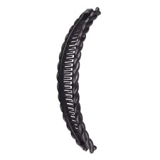 Women Solid Color Banana Hair Clip for Girls Vintage Wave Comb Hairpin Hair Brai