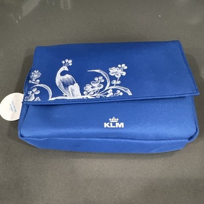 Rituals KLM Limited Edition Blue Wash/Amenity Pouch, Peacock Design; Sealed