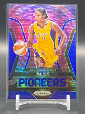 2025 Panini Prizm WNBA Lisa Leslie Blue Pulsar #/199 Pioneers #8 Sparks HOF