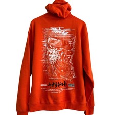 Primitive x Naruto “Beast Hood” Hoodie – Men's Large - Orange - NWT