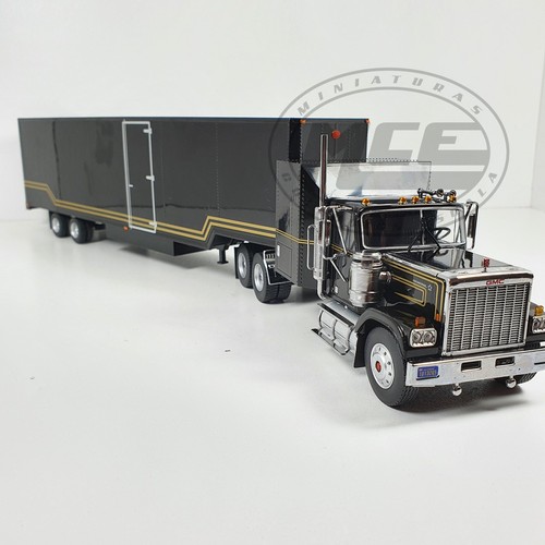 1/43 CAMIÓN TRUCK TRAYLER GMC GENERAL NEGRO BLACK 1980 ALTAYA - Foto 2 di 6